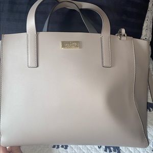large kate spade purse, light purple